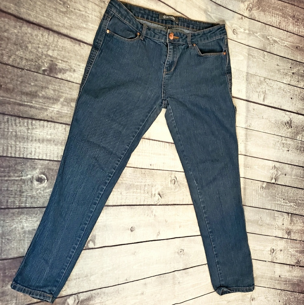 KAYDEN K BLUE SKINNY JEANS SIZE 9